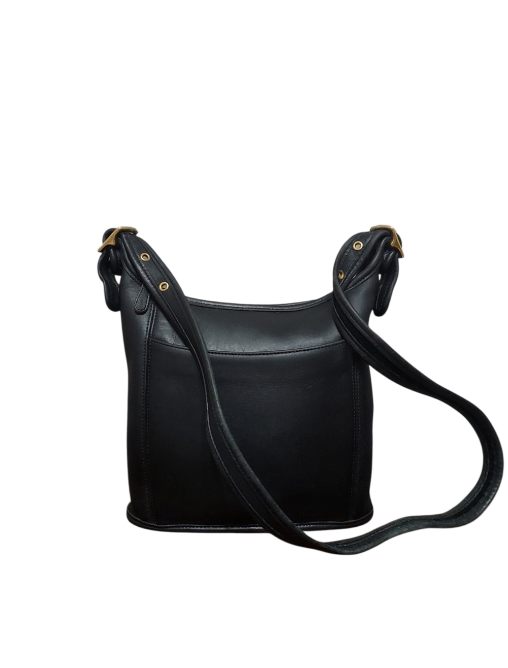 Coach Vintage Legacy Slim Duffle Leather Shoulder Bag W/Brass Made United States